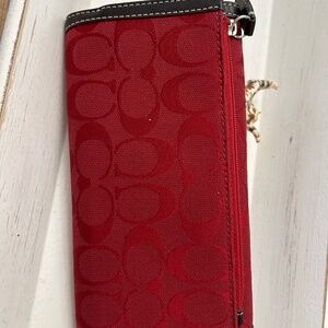Coach Red Wallet